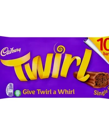 Cadbury Twirl Chocolate Bar 10 Pack Multipack 215g