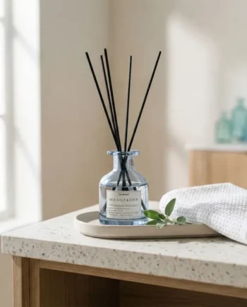 Candlelight Blue Sea Salt & Sage Reed diffuser, 100ml
