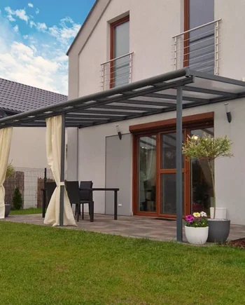 Canopia by Palram Sierra Grey Patio cover (H)3.05m (W)2.99m