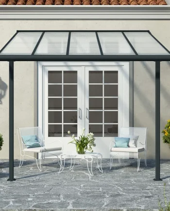 Canopia by Palram Sierra Grey Patio cover (H)3.05m (W)2.99m