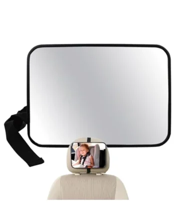 Car Babe Mirrors Adjustable Rear Facing Car Seat Mirror Sight Glass | Wide Unobstructed View for Auto, Vehicle, SUV, Truck, Van, Minivan, Sedan, Coupe, Hatchback Rear Facing Babe Youngster Child