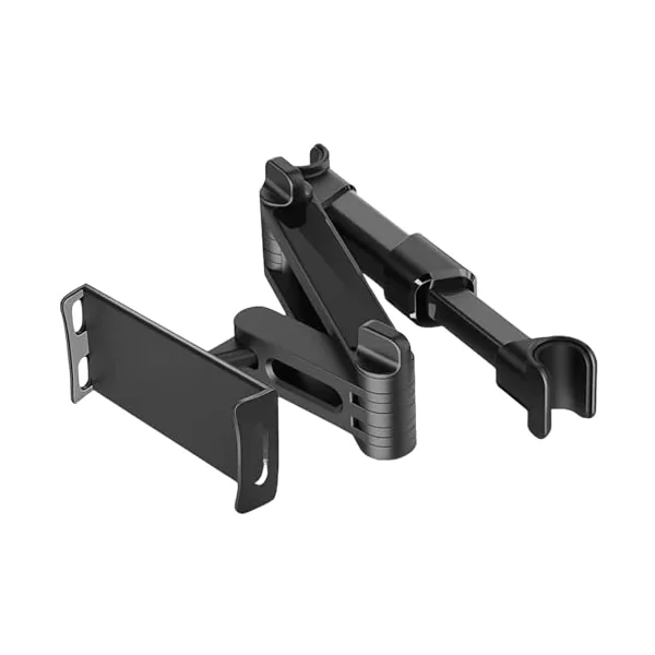 Car Headrest Mount, 360°Rotating Car Seat Mounts Phone & Tablet, Car Tablet Holder for 4-10.6 Inch Devices(Black)