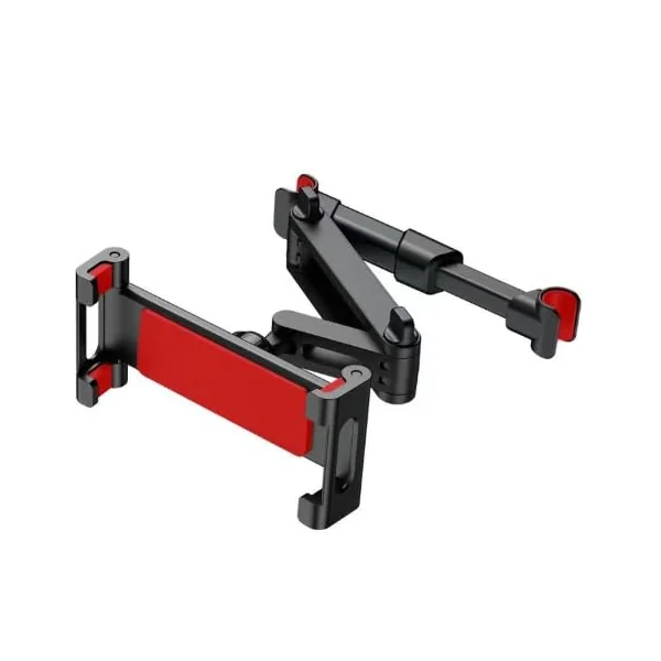 Car Headrest Tablet Mount for Mercedes-Benz C-Class W206 2021-2026, 360° Rotating Backseat Car Tablet Holder, with 4.7-12.9" Tablets, IPad, Smartphones & Game Consoles,Red