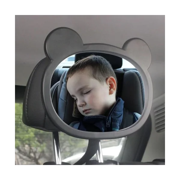 Car Mirror for 360 Degree Rotating Safety Shatterproof Rearview | Rear Facing Car Seat Mirror Ultra Clear Observation Shatterproof Safety Adjustable Travel Stroller Registry
