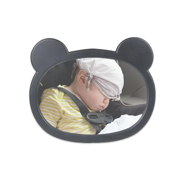 Car Mirror for 360 Degree Rotating Safety Shatterproof Rearview | Rear Facing Car Seat Mirror Ultra Clear Observation Shatterproof Safety Adjustable Travel Stroller Registry