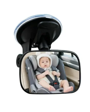Car Mirror for Kids 360 Degree Rotation Curved Glass | 360 Degree Rotatio Kids Car Seat Mirror Rear Facing for Family SUV Truck Backseat Travel Road Trip