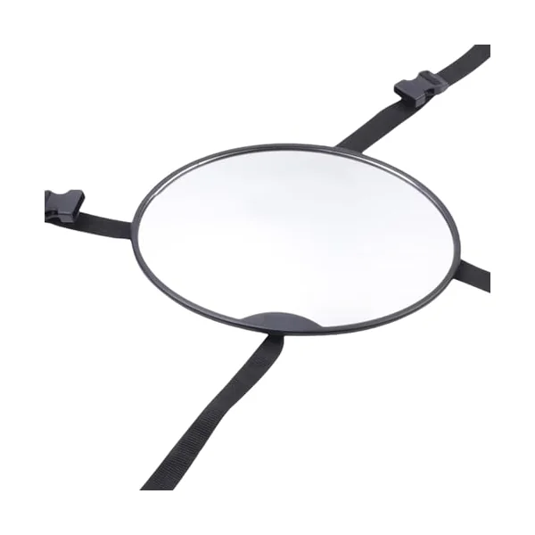 Car Mirror Rear Facing 360 Degree Rotation Adjustable Shatterproof Double | Carseat Mirror Night Travel Backseat Stroller Child Kids Vehicle Moving