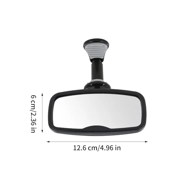 Car Rear View Mirror Clip on Wide Angle | Rear Facing Car Seat Mirrors for Kids Parents Automotive Truck Sedan SUV Interior Travel Road Trip
