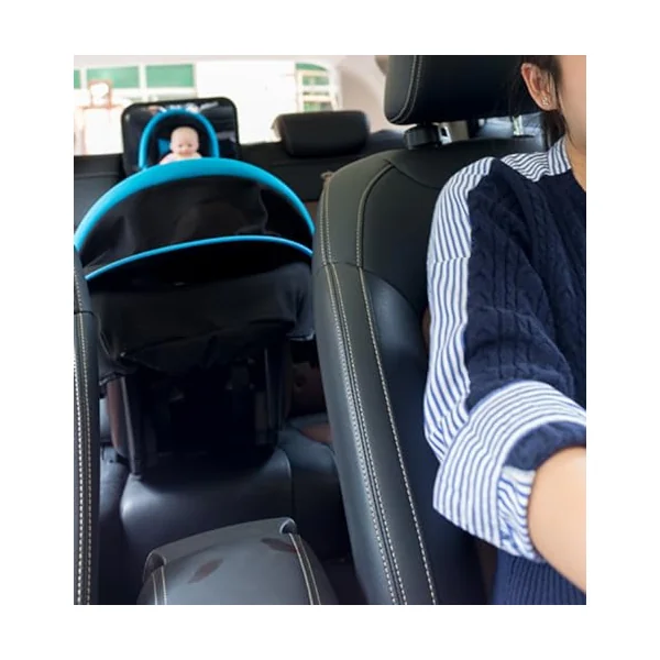 Car Safety View Mirror Rear Facing Seat Mirror Care Square Safety Monitor Car Accessories