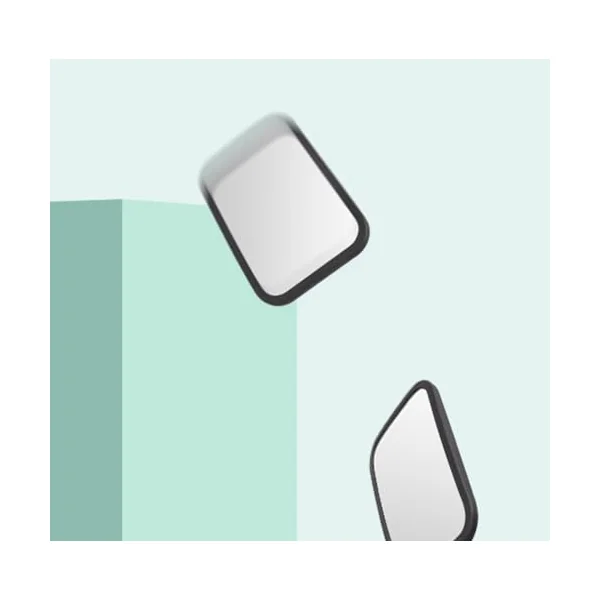 Car Safety View Mirror Rear Facing Seat Mirror Care Square Safety Monitor Car Accessories