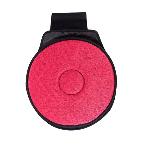 Car Seat Cushion 360 Degree Rotating Pain Relieving Seat Pad, Auto Swivel Seat Cushion for Home Office Chair Wheelchair Boat Stool,Red