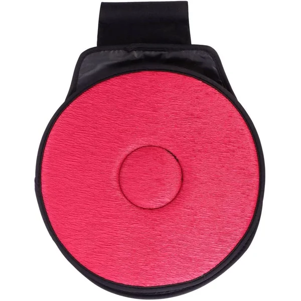 Car Seat Cushion 360 Degree Rotating Pain Relieving Seat Pad, Auto Swivel Seat Cushion for Home Office Chair Wheelchair Boat Stool,Red