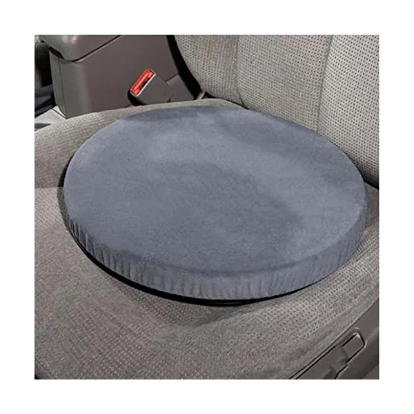 Car Seat Memory Foam Cushion 360° Rotating Chair Pad O Shape Round Wheelchair Revolving Pillow Mobility Aid Antiskid Home Floor Rotatory Cushion Pad Disability Aids for Women Men Elderly Disabled
