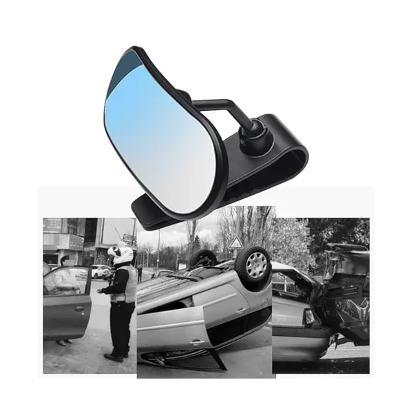 Car Seat Mirror 360-degree Adjustable Clip | Back Seat Automotive Interior Accessories for Rear-Facing Child Night Driving Vehicles RVs