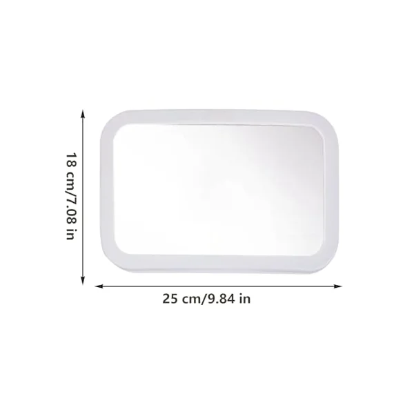 Car Seat Mirror for Rear Facing LED Safety Rearview Observation Glass | Dimmable USB Backseat Car Interior Mirror for Travel Dash Road Trip Daily Commuting
