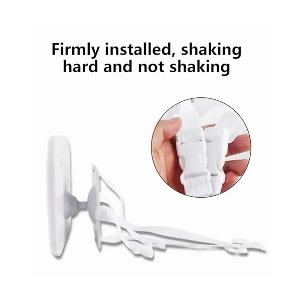 Car Seat Mirror for Rear Facing LED Safety Rearview Observation Glass | Dimmable USB Backseat Car Interior Mirror for Travel Dash Road Trip Daily Commuting