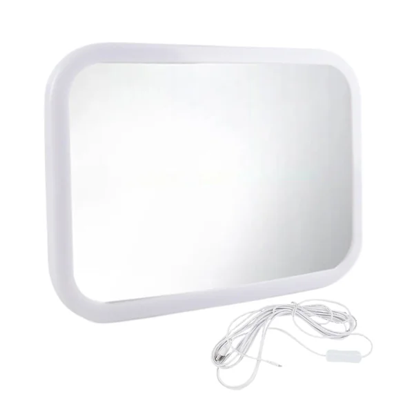 Car Seat Mirror for Rear Facing LED Safety Rearview Observation Glass | USB Backseat Wide Angle Mirror for Travel Road Trip Daily Commuting Night Driving