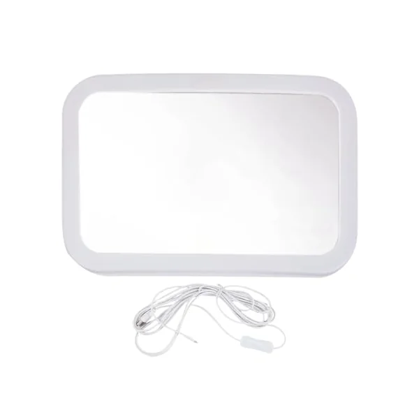 Car Seat Mirror for Rear Facing Safety LED Glass for | Dimmable USB Backseat Car Interior Mirror for Travel Dash Road Trip Daily Commuting