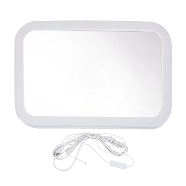Car Seat Mirror for Rear Facing Safety LED Glass for | Dimmable USB Backseat Car Interior Mirror for Travel Dash Road Trip Daily Commuting