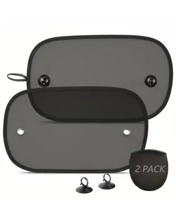 Car Side Window Sunshades 2 Pack Car Sun Shade Car Window Shades for Baby Sun Shades for Car Windows Sun Visor Universal UV Protection, 50 x 30cm (Black)