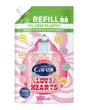 Carex Fun Edition Love Hearts Caring Antibacterial Hand Wash 500ml