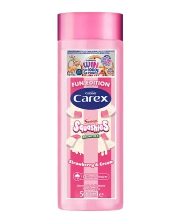 Carex Fun Edition Squashies Strawberry & Cream Shower Gel 500ml