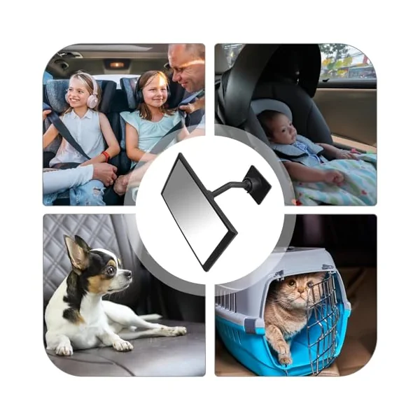 Carseat Mirrors Rear Facing Car Monitor Backseat Rear View | Car Seat Mirrors Child Accessories for Outdoor Travel