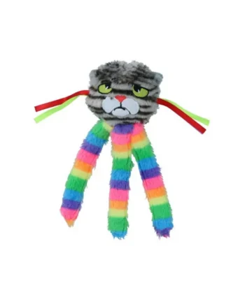 Cat Kitten Catnip Filled Interactive Moody Moggy Rainbow Grab Play Toy