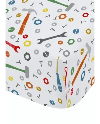 Catherine Lansfield Kids Blue Digger Dreams Fitted Sheet