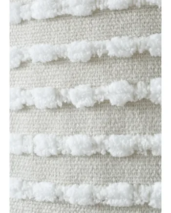 Catherine Lansfield Stab Stitch 43x43cm Cushion Natural
