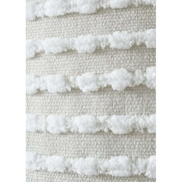 Catherine Lansfield Stab Stitch 43x43cm Cushion Natural