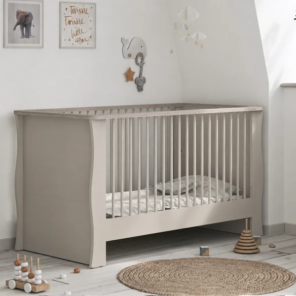 Celeste Cot Bed Cashmere/Gray ash