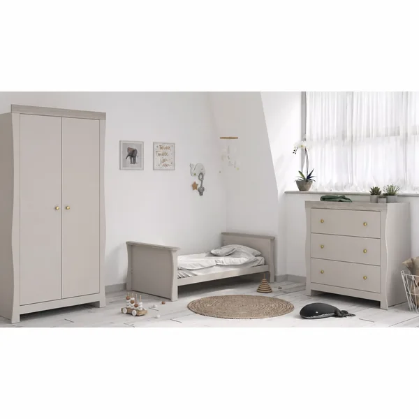 Celeste Cot Bed Cashmere/Gray ash