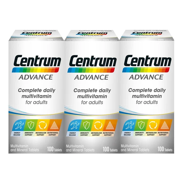 Centrum Advanced Vitamins, 3 x 100 Pack