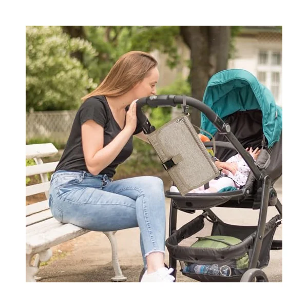 Changing Mat Portable – Detachable Folding Baby Mat, Portable infans Changing Pad | Water-Resistant Easy Clean surfac, Space Saving Travel, Ideal for Strollers Car Seats Outdoor Trips