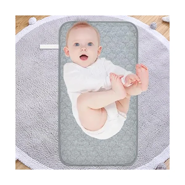Changing Pad Liners Portable Lightweight Foldable Compact Mat | Portable Child Diaper Changing Pad Foldable Lightweight Portable Washable Diaper Station Travel Station for Travel