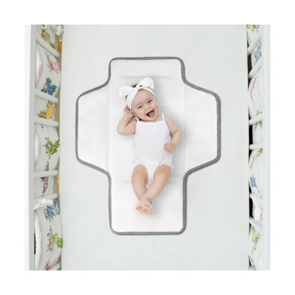 Changing Pad | Mini Changing Pad with Pillow | Foldable Waterproof Diaper | Portable Mat for Girl & Boy