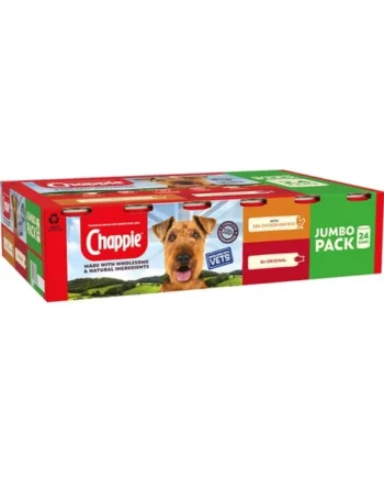 Chappie Adult Favourites in Loaf Wet Dog Food Tins 24 x 412g