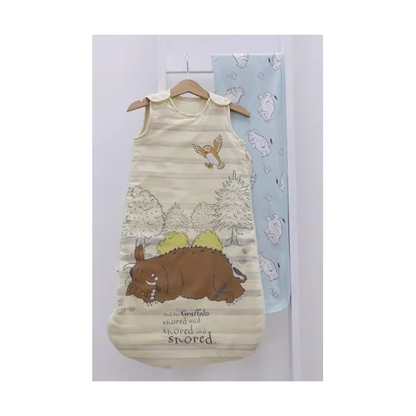 Character World Official Gruffalo Baby Sleeping Bag 0-6 Months 100% Cotton 2.5 TOG Toddler Wearable Sleep Sack