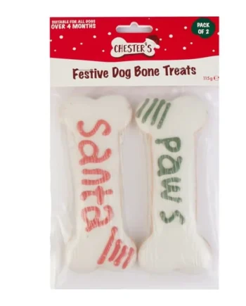 Chester's Festive Dog Bone Treats 115g
