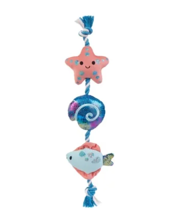 Chester's Seashells On A Rope Tug Dog Toy