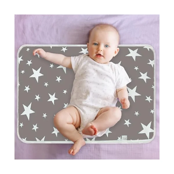 Child Changing Mat Waterproof Portable | Lightweight Changing Pads for Child Portable Washable Waterproof Absorbent Child Change Mat Small Kids and Children Boys