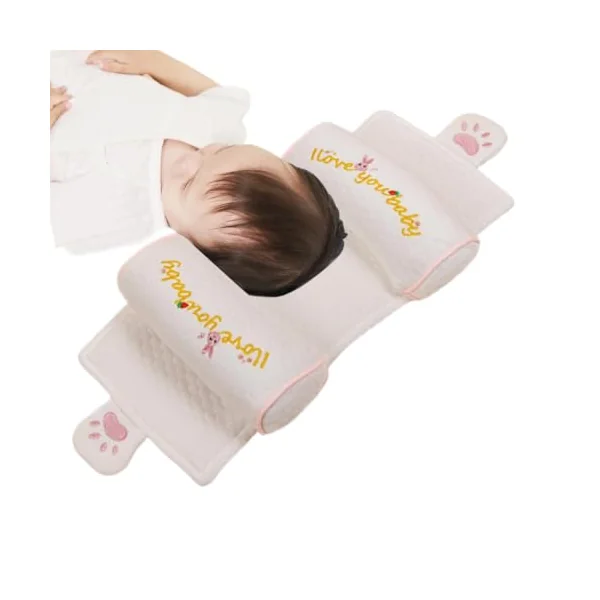 Child Pillow Breathable Washable Headrest Cushion | Flat Pillow for Home Bedroom Travel Car Seat Stroller Hospital Daycare