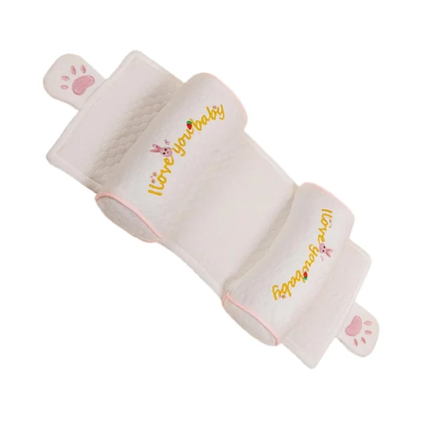 Child Pillow Breathable Washable Headrest Cushion | Flat Pillow for Home Bedroom Travel Car Seat Stroller Hospital Daycare