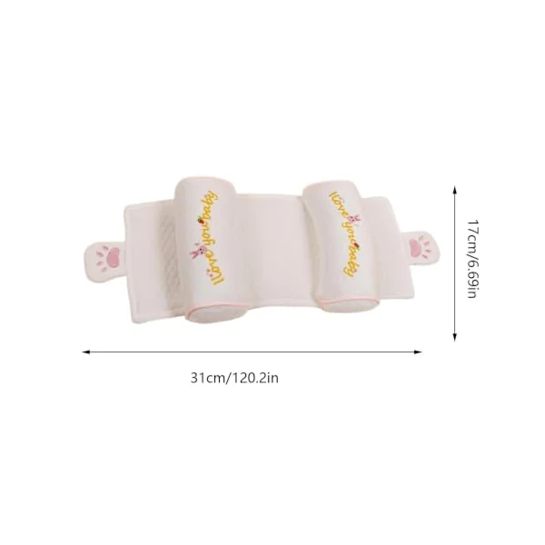 Child Pillow Washable Breathable Support Headrest | Bed Pillows for Car Seat Stroller Hospital Daycare Travel Bedroom Home