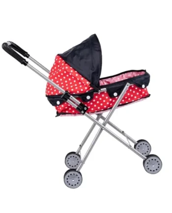 Children Pretend Play Baby Cart Push Cart For Kids With Iron Frame And Oxford Fabric Oxford Fabric Doll