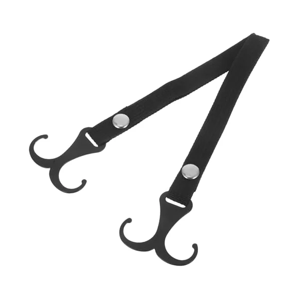 Ciieeo 2 Pcs Stroller Hanger Hooks Stainless Steel No-Drill Small Hooks for Motorcycle and Shopping Bag Hanging