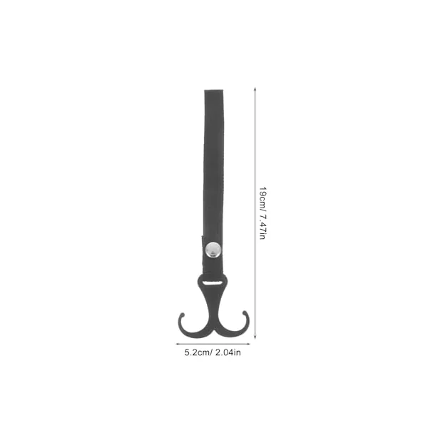 Ciieeo 2 Pcs Stroller Hanger Hooks Stainless Steel No-Drill Small Hooks for Motorcycle and Shopping Bag Hanging