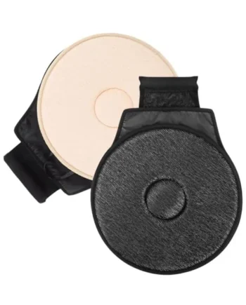Ciieeo 2pcs 360° Rotating Swivel Seat Cushion for Car Seats, Portable Fabric Pad with Quick Installation and Removal, Comfortable Support for Pregnant and Elderly Users