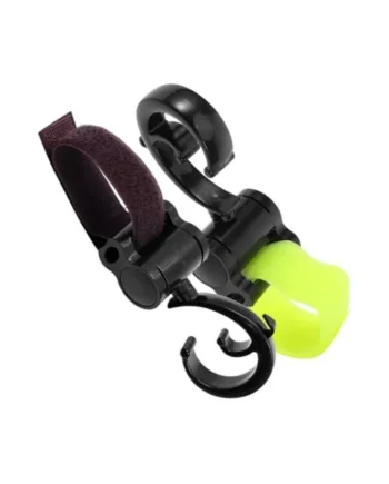 Ciieeo 2pcs Universal Heavy Duty Stroller Strap Hooks for Baby Stroller, Plastic and Fabric Material, Compact Design for Diaper Bags and Umbrellas, for Outing and On-the-go Use